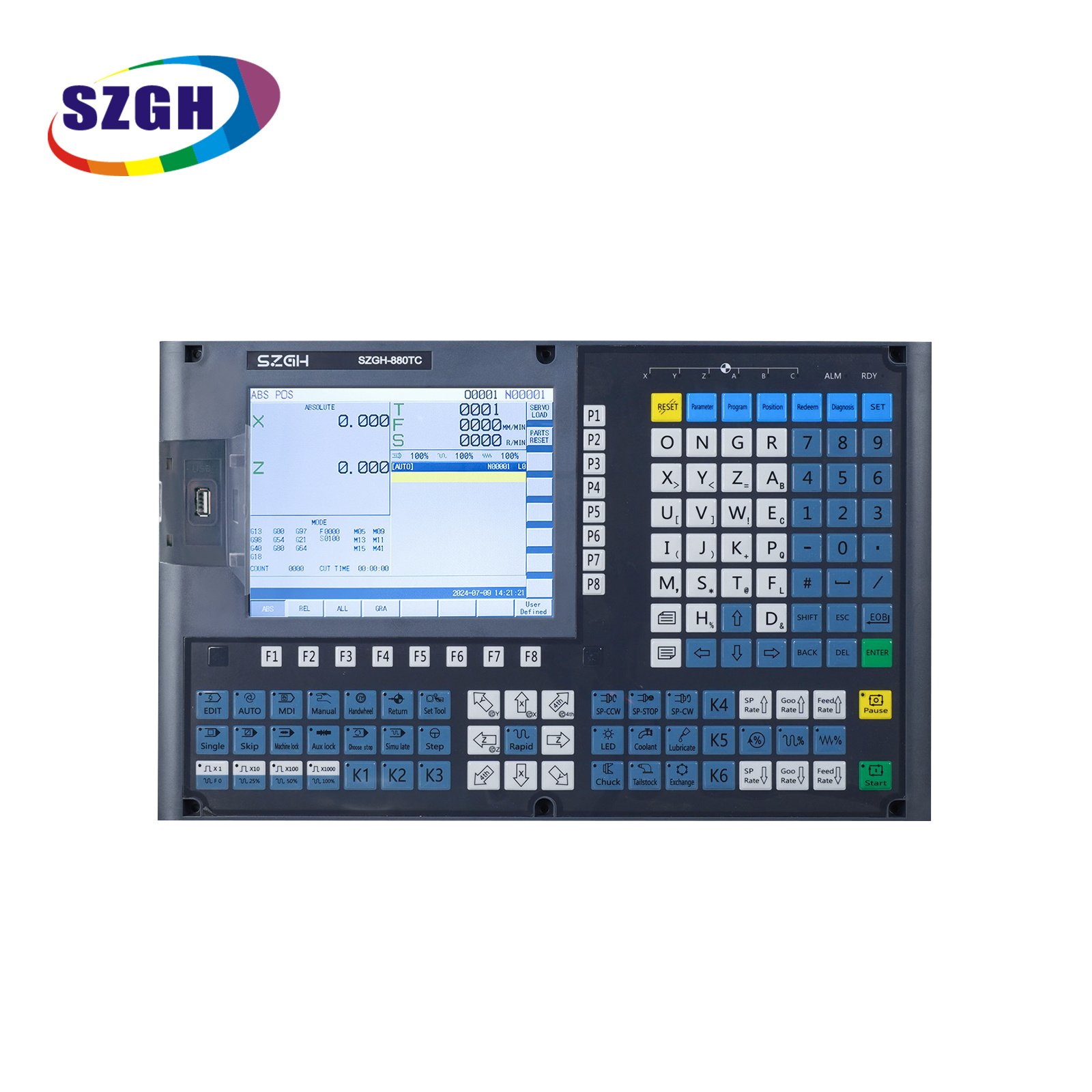 SZGH 1080MC-3 Controller for CNC Milling 3 Axis